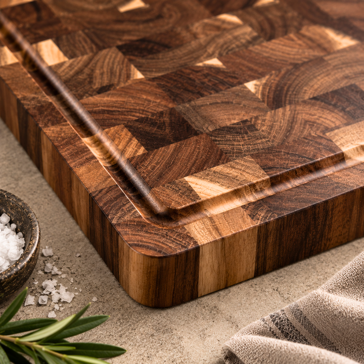Acacia Wood Cutting Board – 36 × 24 × 2.7 cm