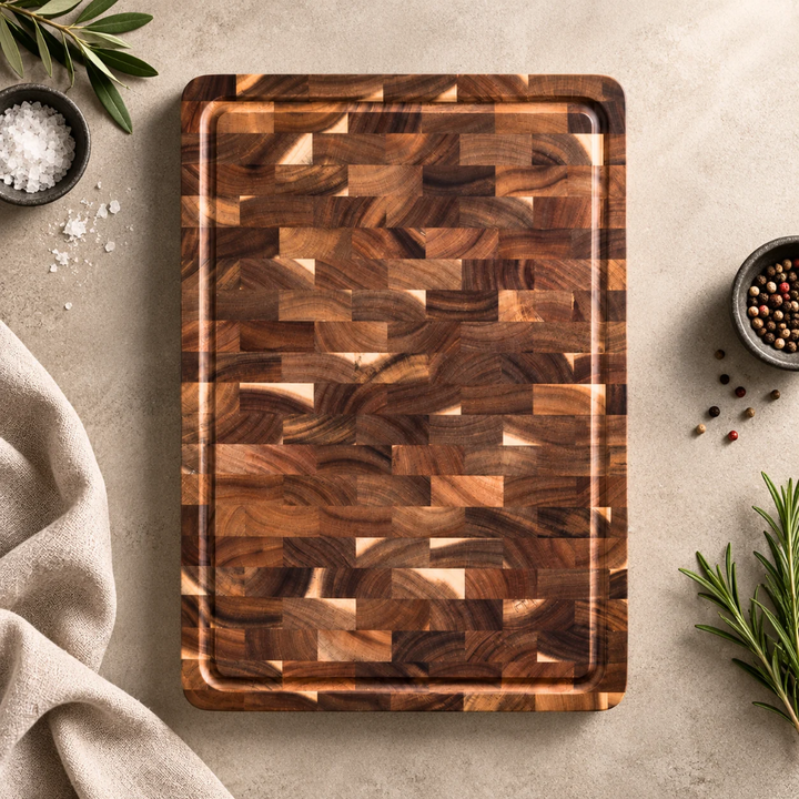 Acacia Wood Cutting Board – 36 × 24 × 2.7 cm