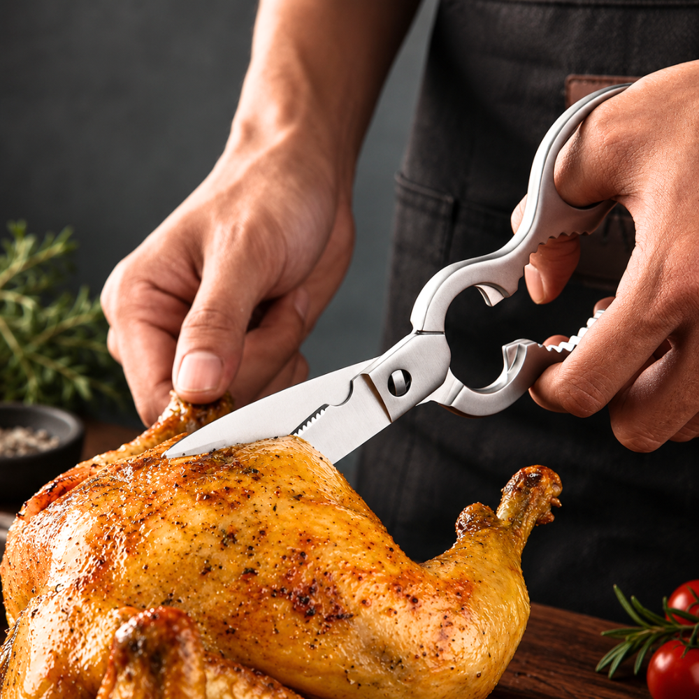 Stainless Steel Multifunctional Kitchen Scissors